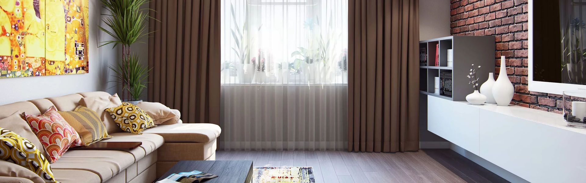 ремонт гостинной-зала превью