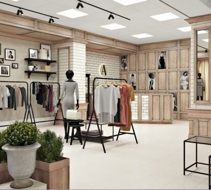 дизайнерский ремонт магазина