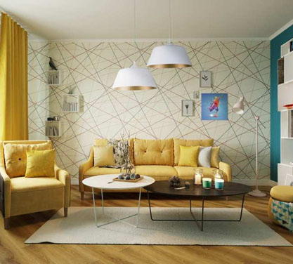 оклейка обоями 3