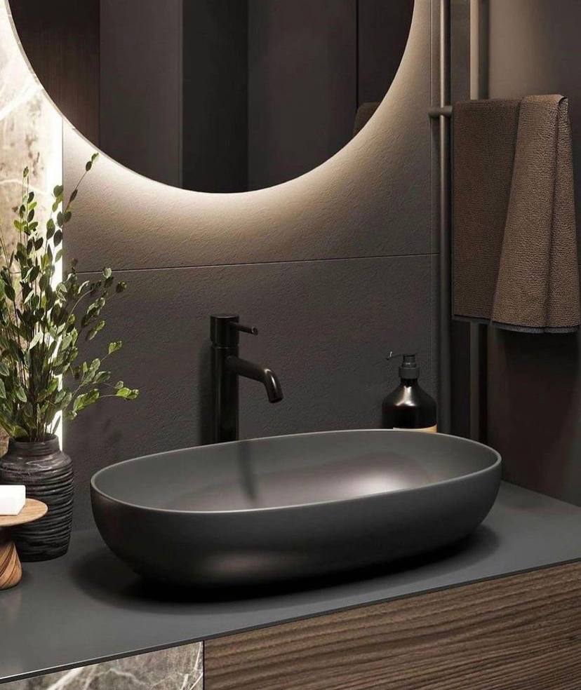 ремонт квартиры в темных тонах 18