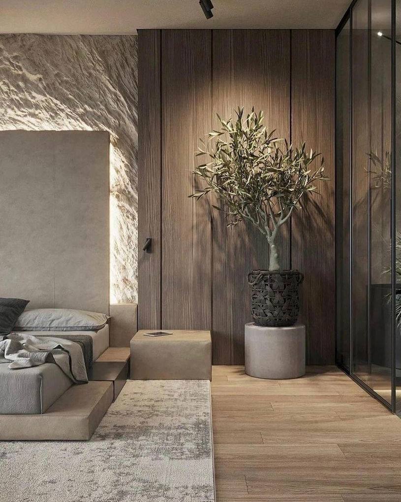 ремонт квартиры в темных тонах 19