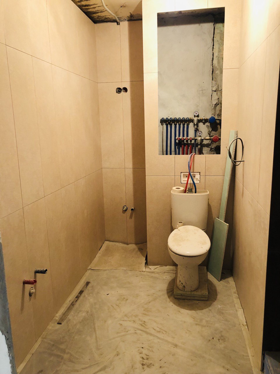 предчистовой ремонт санузла 14