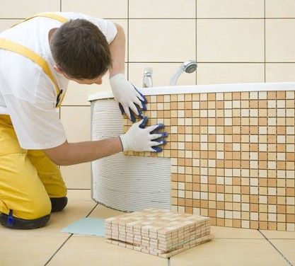 укладка мозайки