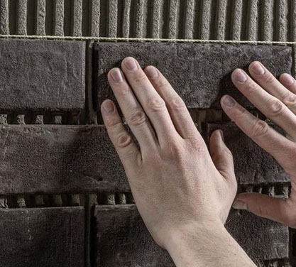 укладка фасада