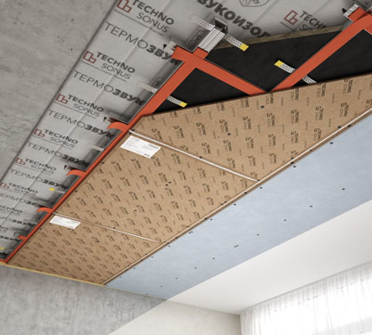 шумоизоляция потолка
