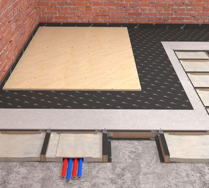 шумоизоляция пола