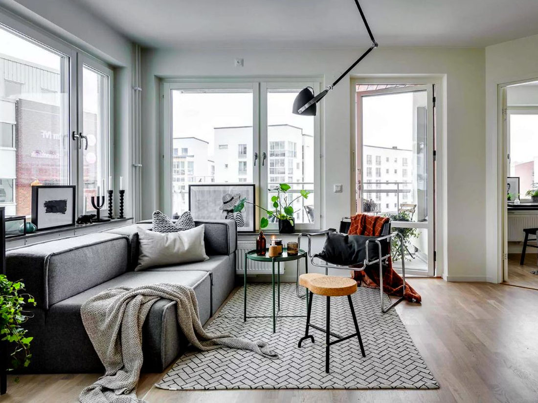 скандинавский стиль ремонт квартир 2