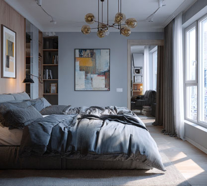 спальня капитальный-евроремонт